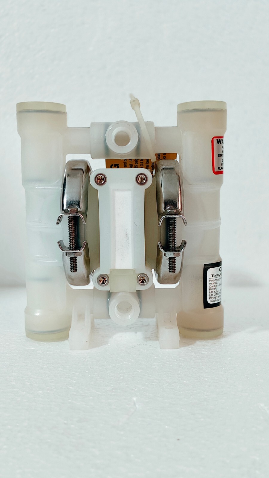 Wilden 1/4" P.025/PPPPP/TX/TF/PTV Polypropylene Pneumatic Diaphragm Pump